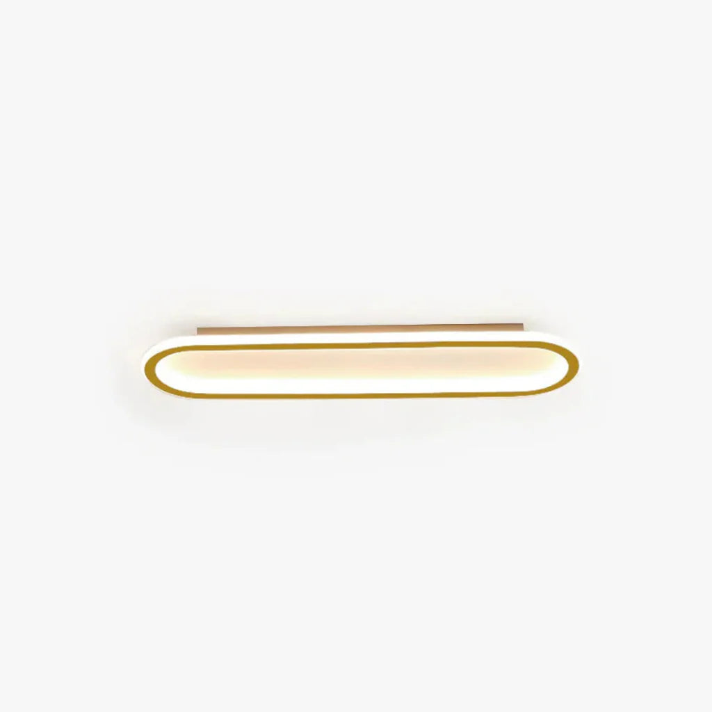 Deckenleuchte LED Farbwechsel modern ovales Design - Lampe Markt