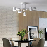 Deckenleuchte Schwarz 6 flammig modern und einfach - Lampe Markt