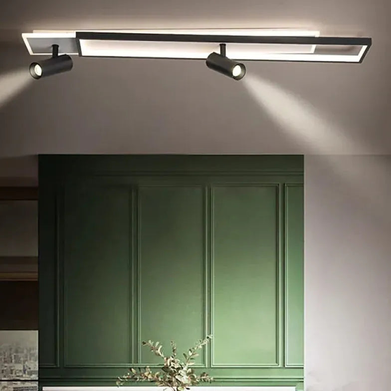 Deckenstrahler rund LED Lang Rechteckig für Garderobe - Lampe Markt