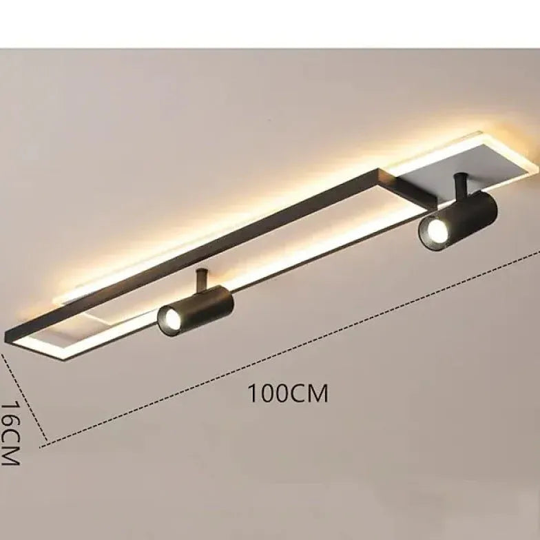 Deckenstrahler rund LED Lang Rechteckig für Garderobe - Lampe Markt