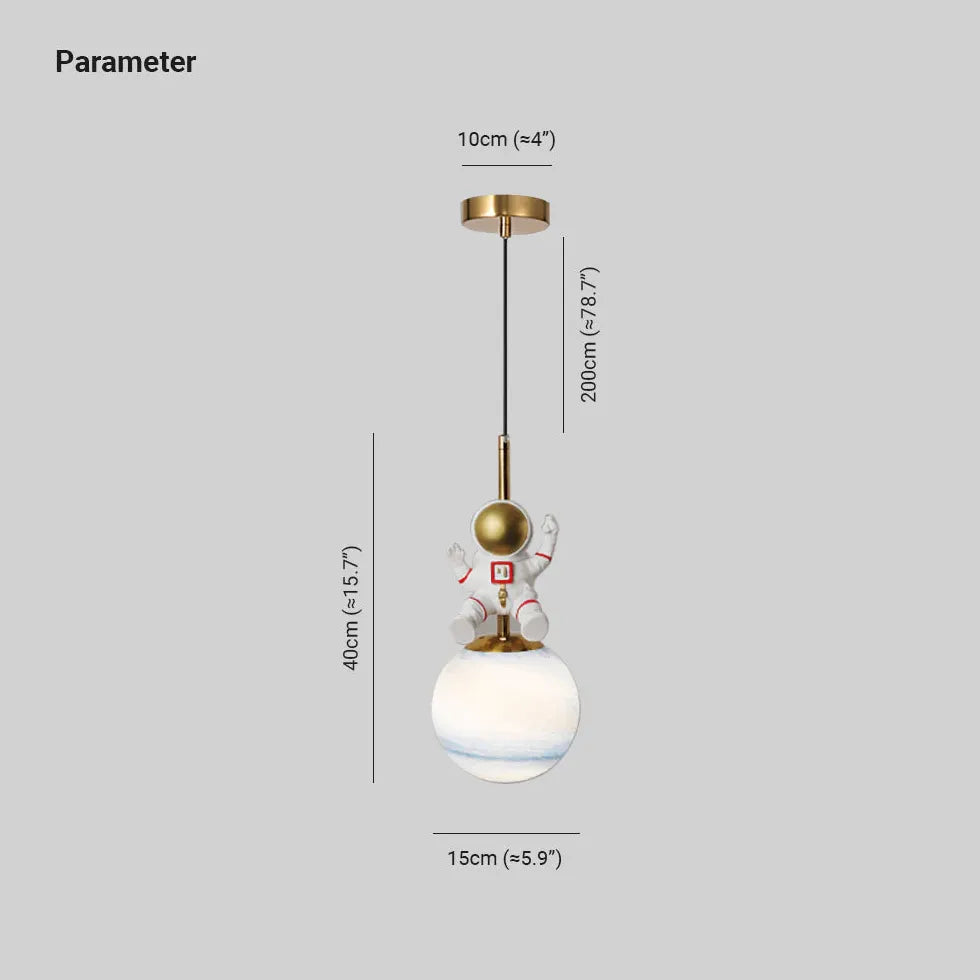 Design Hängeleuchte Leuchten Leicht Luxus Astronaut - Lampe Markt