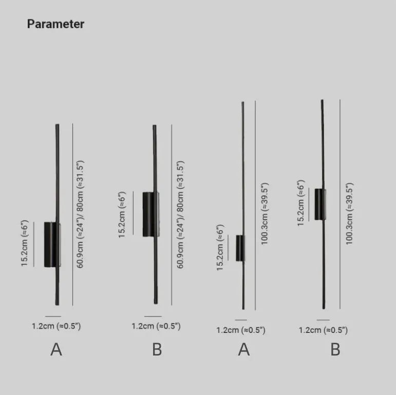 Wandleuchte schwarz up down für modernes Wohndesign - Lampe Markt