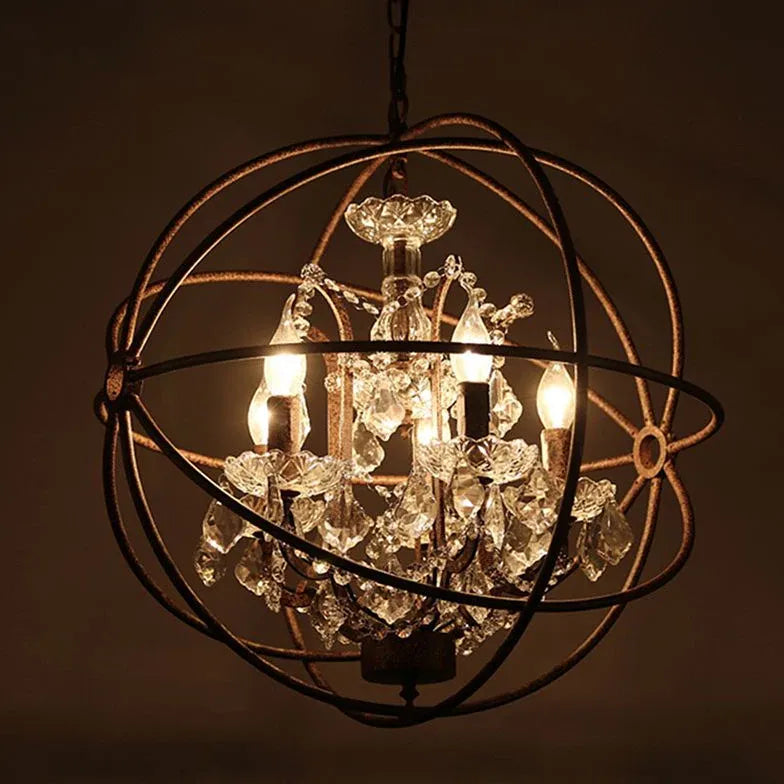 Esszimmer Pendelleuchte höhenverstellbar im Vintage Vogelkäfig Design - Lampe Markt