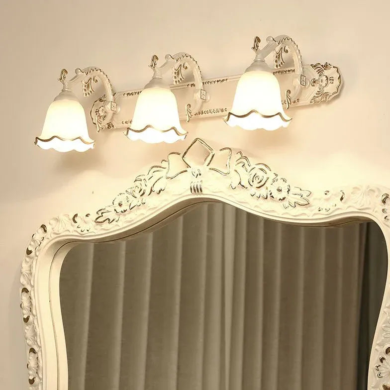 wandleuchte badezimmer vintage romantische retro blumenoptik - Lampe Markt