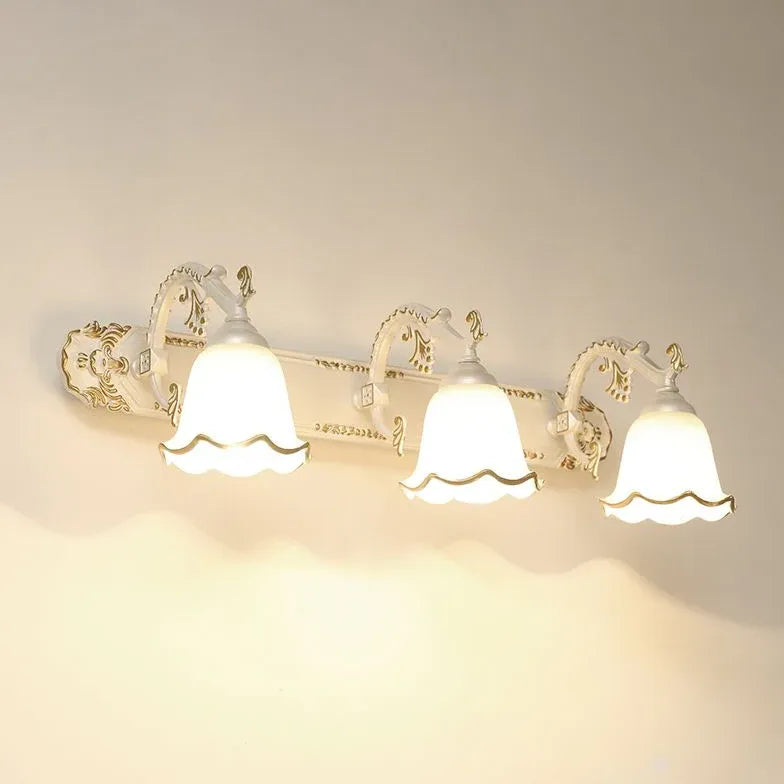 wandleuchte badezimmer vintage romantische retro blumenoptik - Lampe Markt