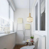 Glas Pendelleuchte grün modern minimalistisch Design - Lampe Markt