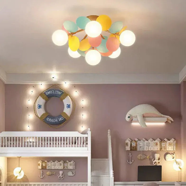 Globus Deckenleuchte LED für nordische Kinderzimmer - Lampe Markt