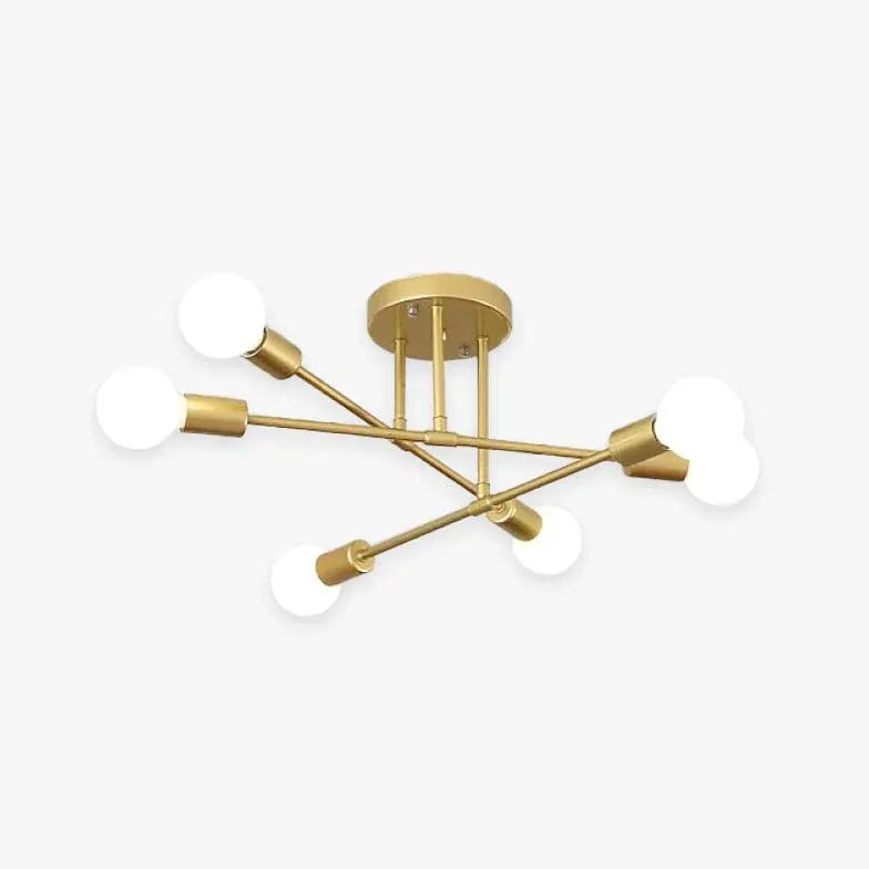 Gold Pendelleuchte im nordischen kreativen Design - Lampe Markt