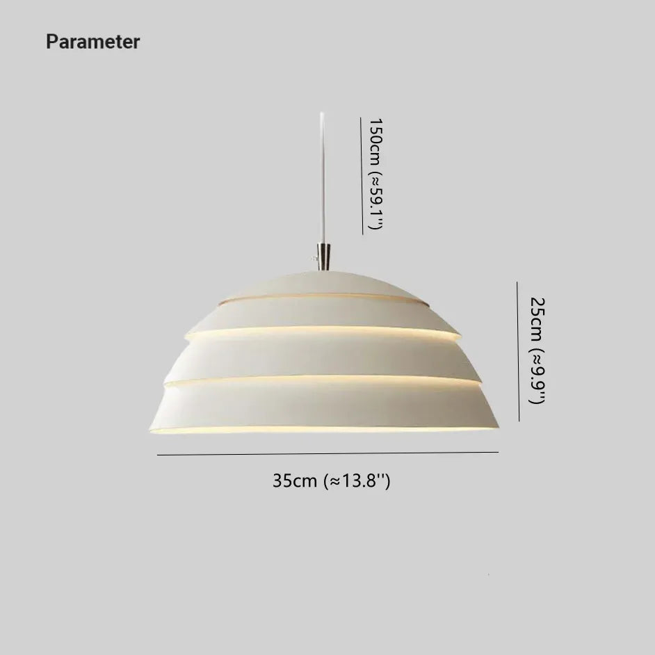 Hängelampe Wohnzimmer dimmbar Nordisch Modern Halbkugel - Lampe Markt