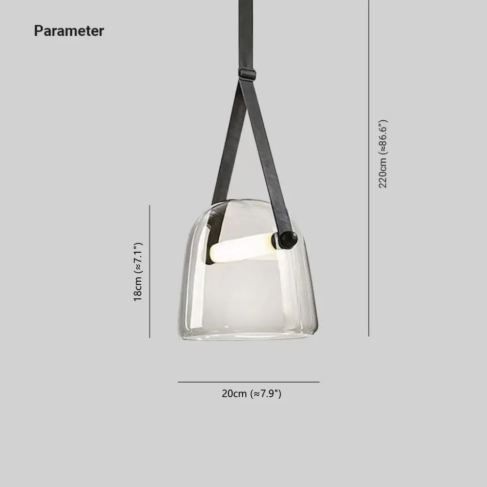 Hängelampen LED modern Glas minimalistisch Design - Lampe Markt