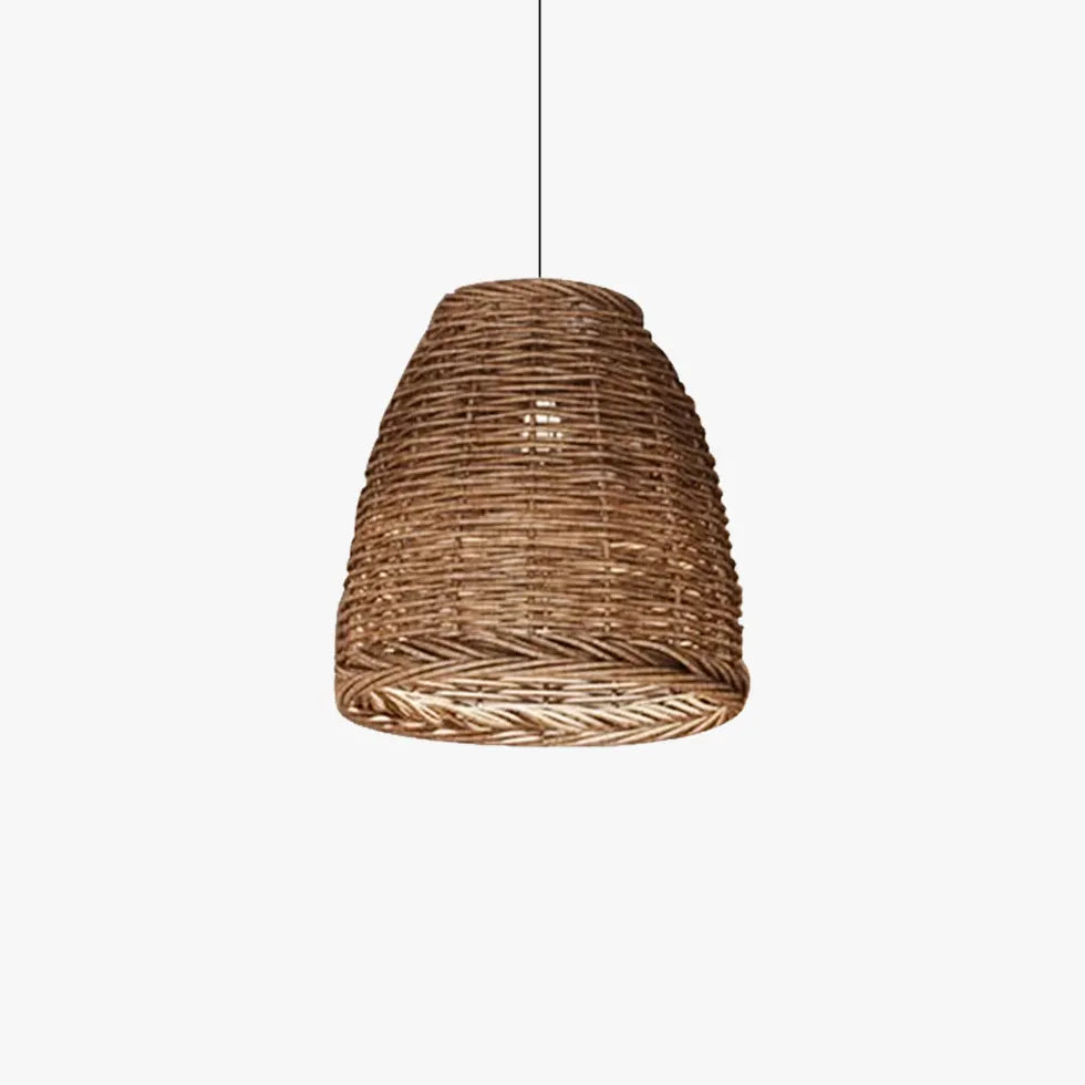 Laterne Pendelleuchte im Landhausstil Bambus Retro - Lampe Markt