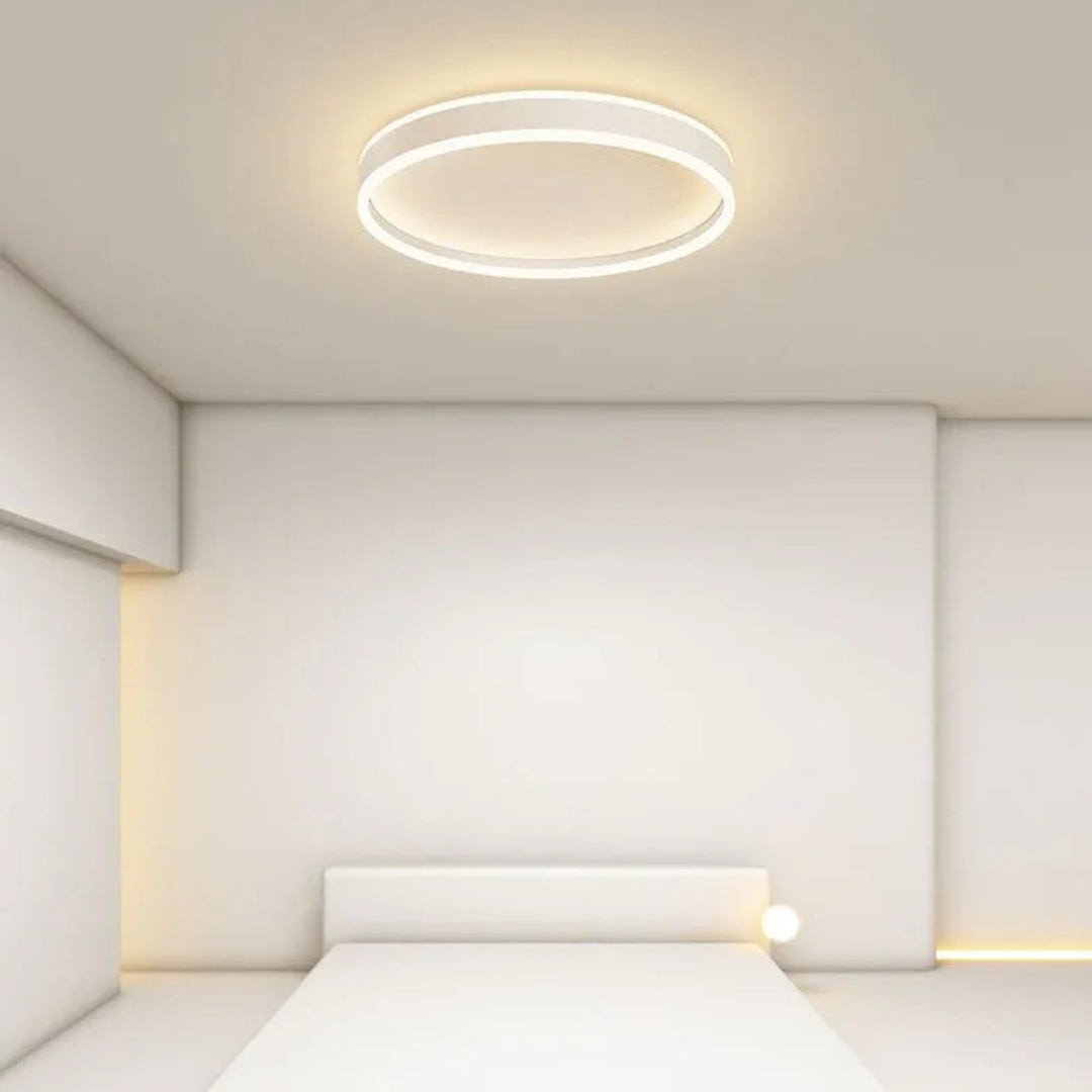 LED Deckenleuchte dimmbar schlafzimmer nordisch modern rund - Lampe Markt