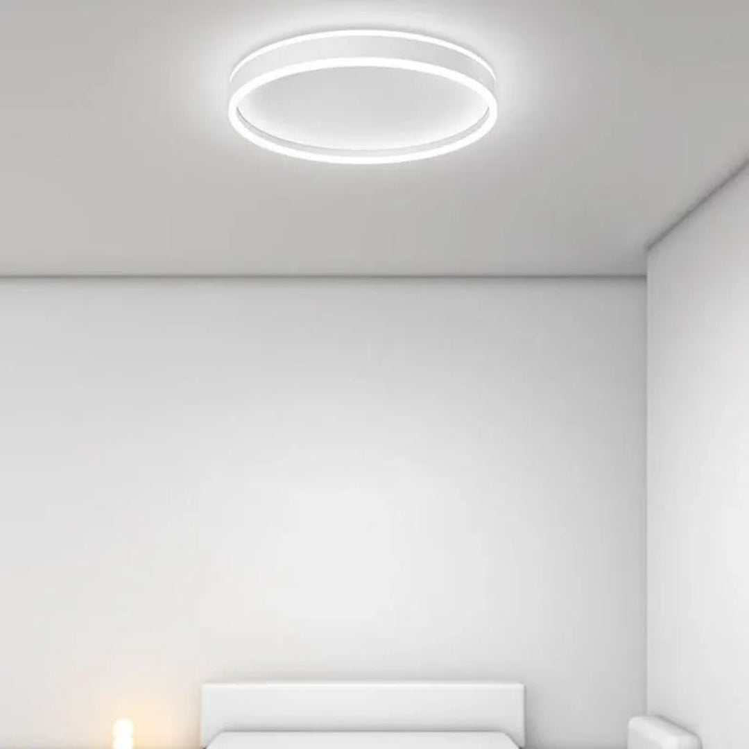 LED Deckenleuchte dimmbar schlafzimmer nordisch modern rund - Lampe Markt
