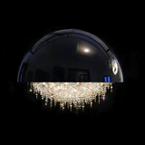 Kristall Pendelleuchte Kugel mit LED für Esszimmer