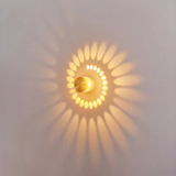 Moderne LED Wandleuchte aus Aluminium mit Lichteffekt für Flur, RGB