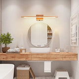 LED Wandleuchten Badezimmer im simplen Stil aus Holz - Lampe Markt