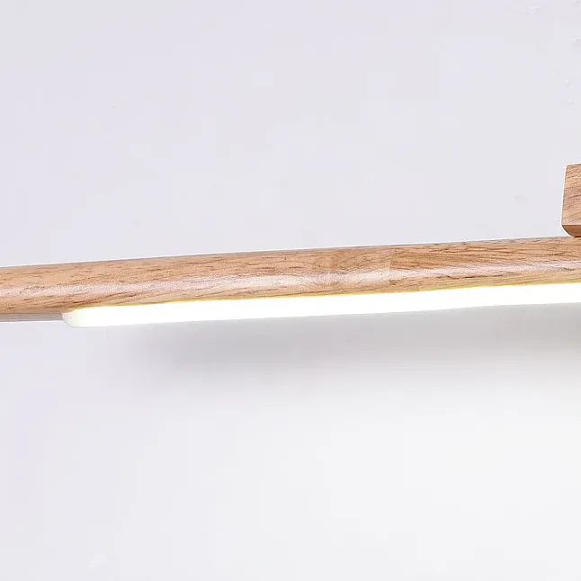 LED Wandleuchten Badezimmer im simplen Stil aus Holz - Lampe Markt