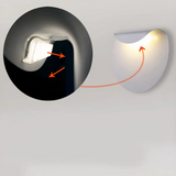 Weiße minimalistische runde Wandleuchte aus Metall für Schlafzimmer