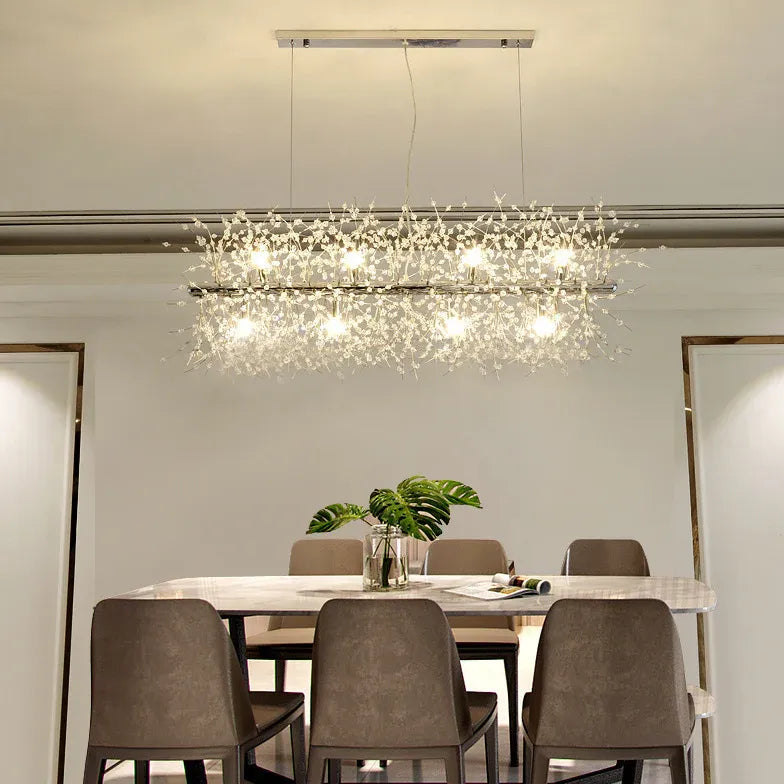 Moderner Kronleuchter Design nordisch minimalistischer goldener Kristall - Lampe Markt