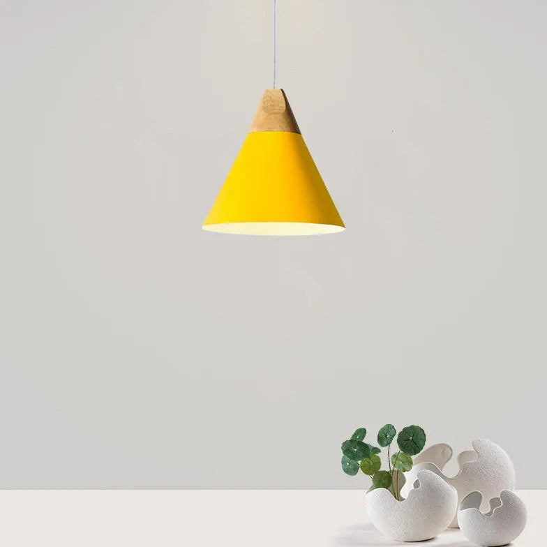 Pendelleuchte einzeln höhenverstellbar nordisch modern Holz - Lampe Markt