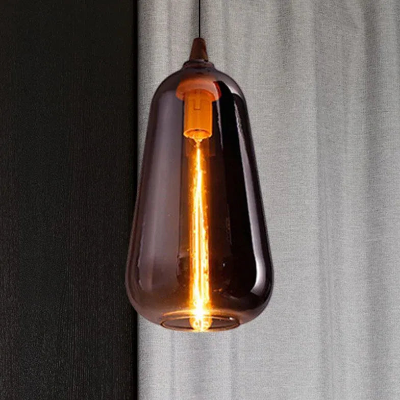 braune pendelleuchte im modernen skandinavischen stil - Lampe Markt