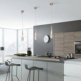 Pendelleuchte Glas Tropfen modern minimalistisch Design - Lampe Markt