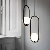 Pendelleuchte Weiß Rund im nordischen modernen Design - Lampe Markt