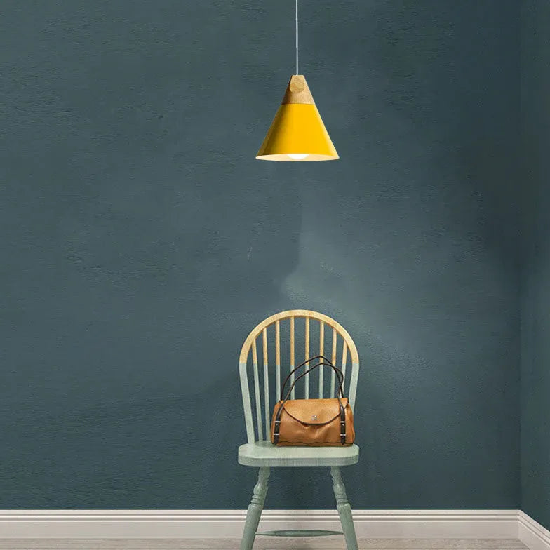 Pendelleuchte einzeln höhenverstellbar nordisch modern Holz - Lampe Markt