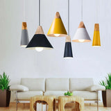 Pendelleuchte einzeln höhenverstellbar nordisch modern Holz - Lampe Markt