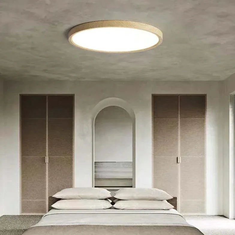 LED Deckenleuchte dimmbar flach in rundem modernen Design - Lampe Markt
