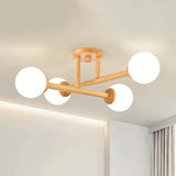 Rustikale Hängelampe Holz nordisch schlichtes Design - Lampe Markt