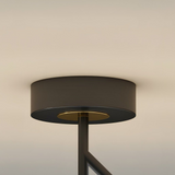 Modern Schwarzer Deckenkronleuchter dimmbare für Esszimmer
