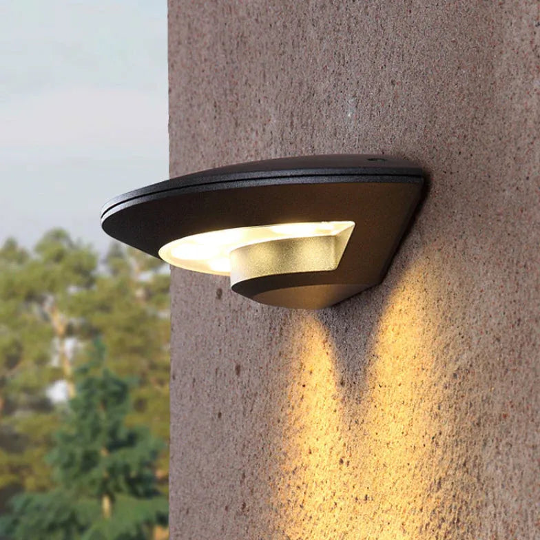 wandleuchte außen schwarz Modernes wasserdichtes Gartenlicht - Lampe Markt