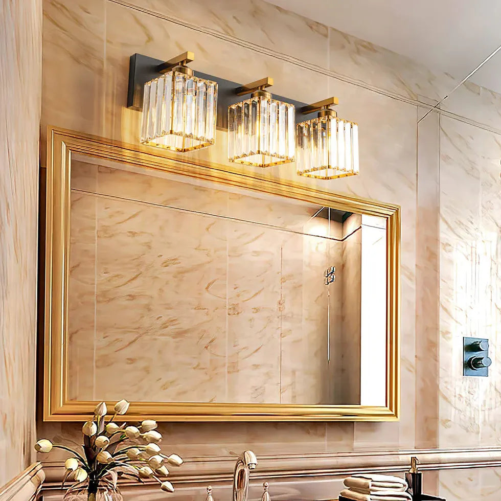 Wandleuchte Bad Gold im modernen Luxusdesign - Lampe Markt