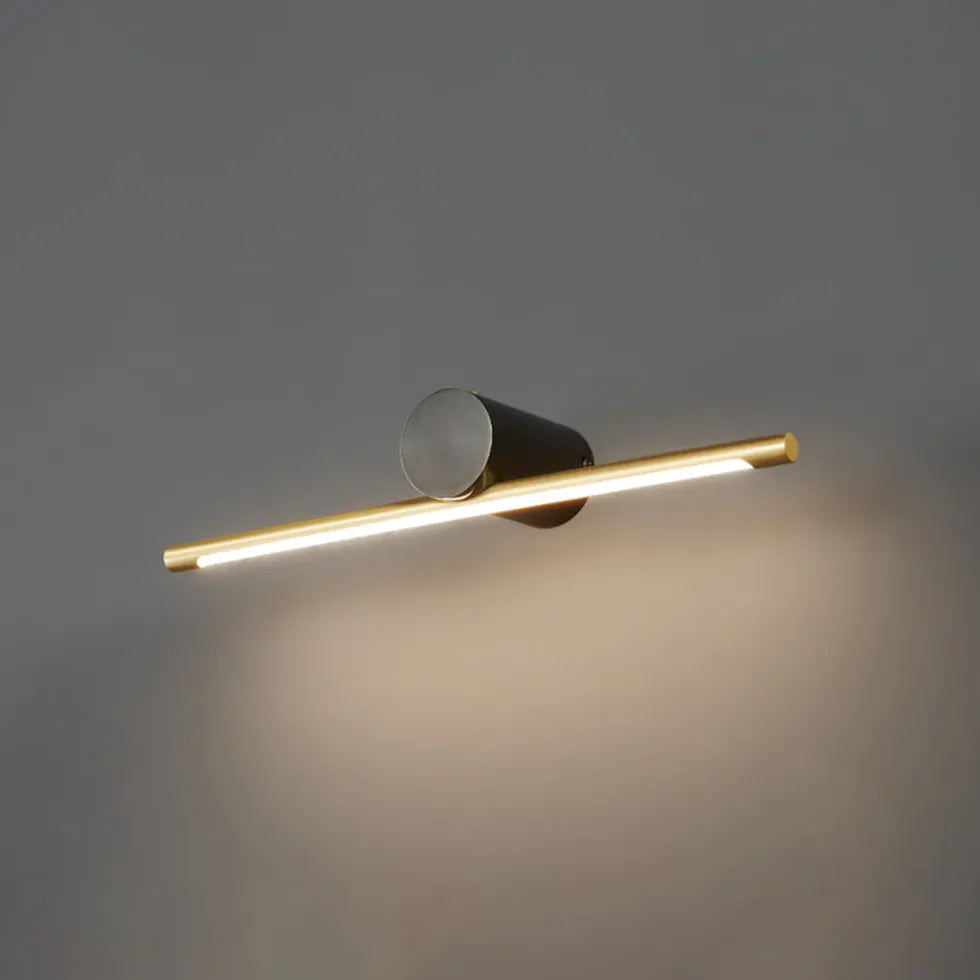 Wandleuchte innen schwarz gold im modernen einfachen Design - Lampe Markt