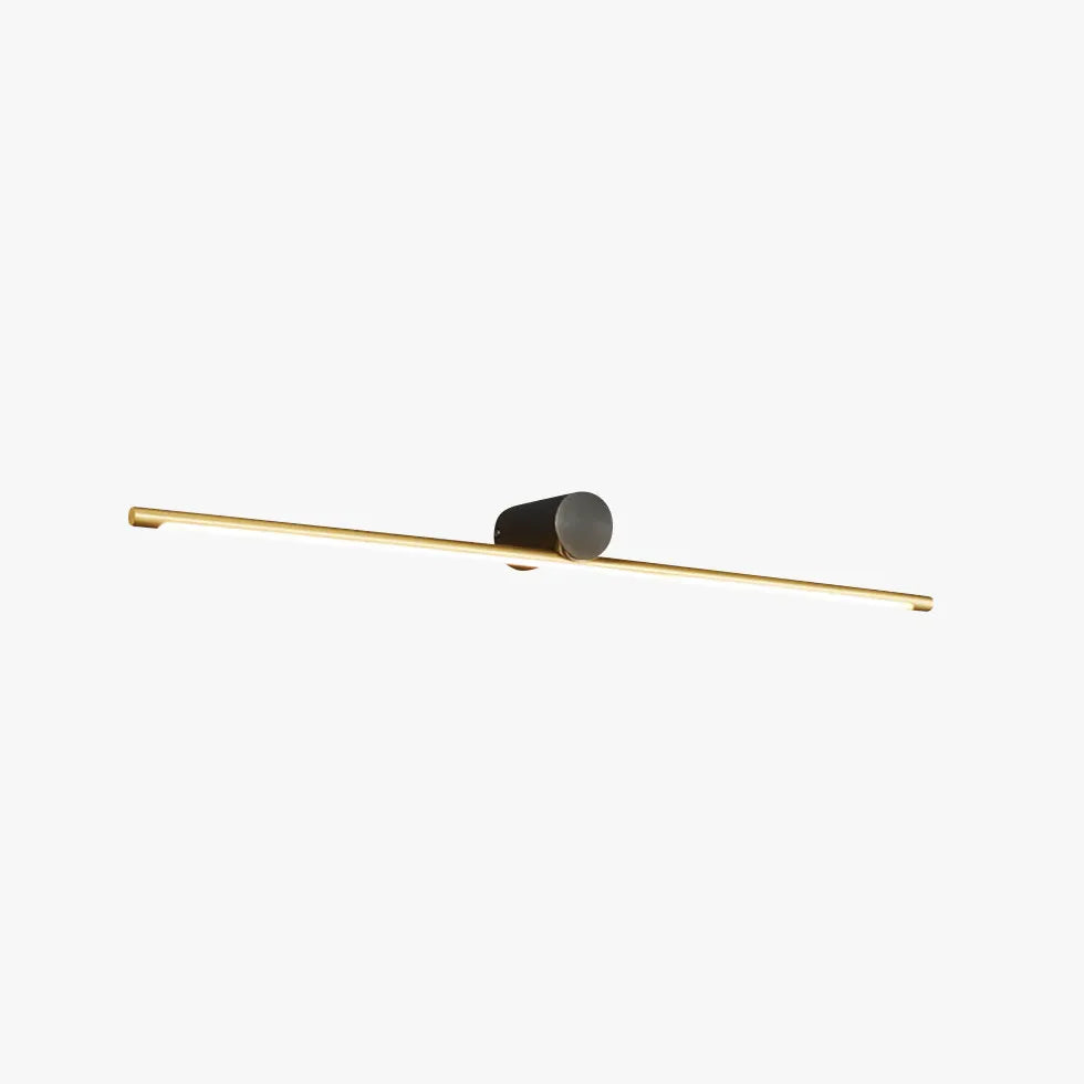 Wandleuchte innen schwarz gold im modernen einfachen Design - Lampe Markt