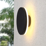 wandleuchte schwarz rund Moderne Eleganz für Außenbereiche - Lampe Markt