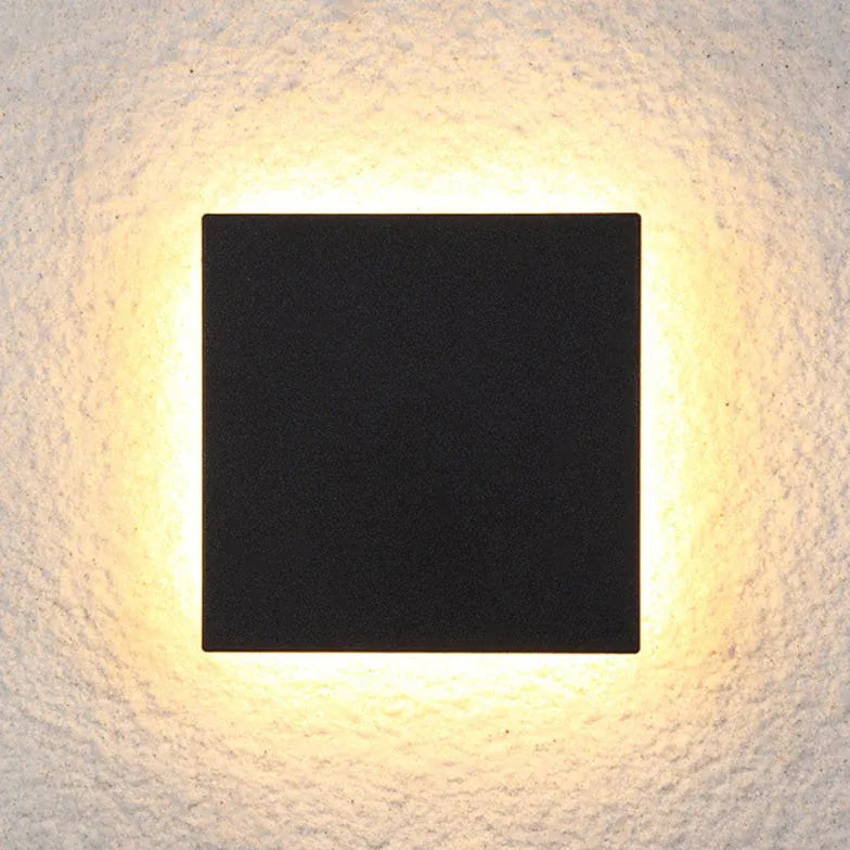 wandleuchte schwarz rund Moderne Eleganz für Außenbereiche - Lampe Markt