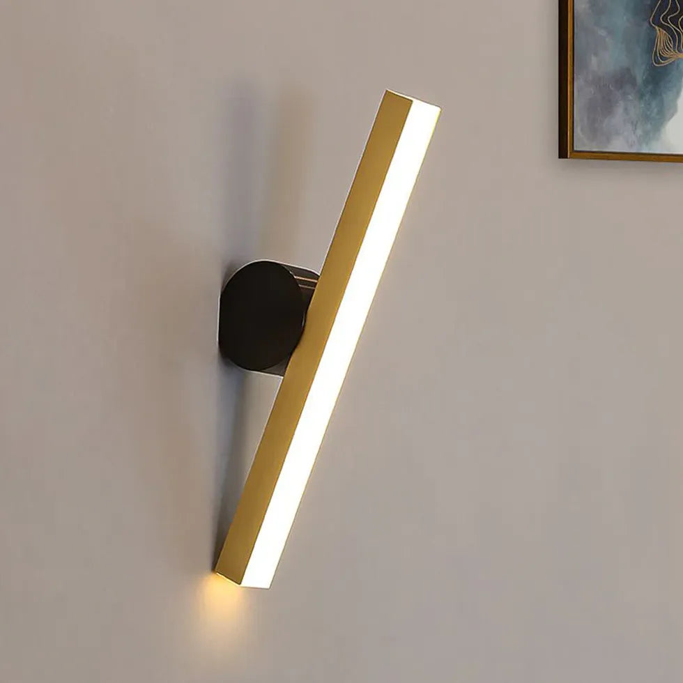 wandleuchten schwarz gold Moderne geometrische Akzente - Lampe Markt