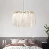 Feder-Pendelleuchte mit LED fürs Schlafzimmer