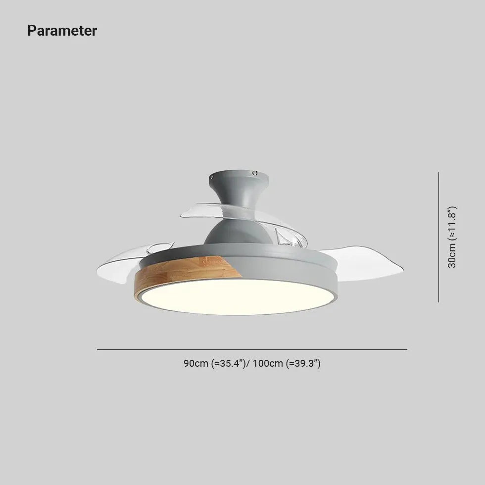 Leiser Deckenventilator mit Licht im modernen Design - Lampe Markt